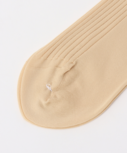 Piedi Nudi（ピエディヌーディ）の「piedi nudi/ピエディヌーディ SLOBE別注 リブソックス 1261700（ソックス/靴下・レディース・ホワイト/レッド/ベージュ・FREE）」の4枚目の写真