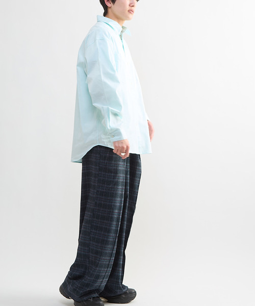 CONVERSE TOKYO（コンバーストウキョウ）の「CHECKED WIDE SLACKS（スラックス・レディース・ネイビー/ブラック/ベージュ・SMALL/MEDIUM）」の14枚目の写真