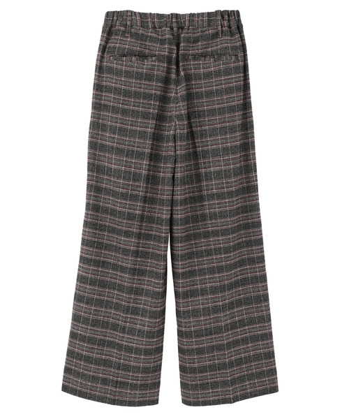 CONVERSE TOKYO（コンバーストウキョウ）の「CHECKED WIDE SLACKS（スラックス・レディース・ネイビー/ブラック/ベージュ・SMALL/MEDIUM）」の20枚目の写真