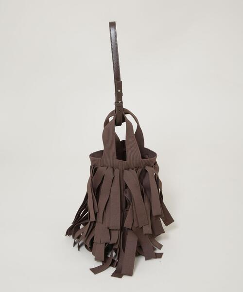 ADD CULUMN(アドカラム)の「ADD CULUMN/MOP SHOPPER(ショルダーバッグ・レディース・ブラウン/グレー・FREE)」の17枚目の写真