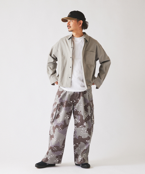 JOURNAL STANDARD relume(ジャーナルスタンダード レリューム)の「”Relume” イージー カーゴパンツ(カーゴパンツ・メンズ・グレー/カーキ/ブラック・LARGE/MEDIUM)」の7枚目の写真