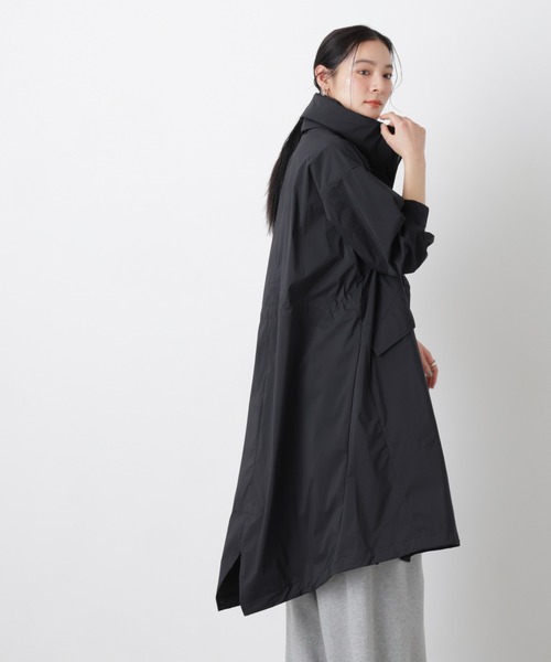 NANO universe（ナノユニバース）の「「Meaningful Continuity」PERTEX(R) SHIELD PRO モッズコート（モッズコート・レディース・ブラック・FREE）」の3枚目の写真