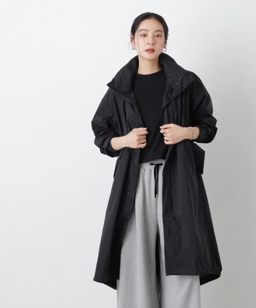 NANO universe（ナノユニバース）の「「Meaningful Continuity」PERTEX(R) SHIELD PRO モッズコート（モッズコート・レディース・ブラック・FREE）」の2枚目の写真