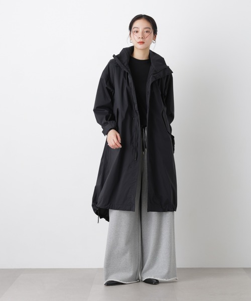 NANO universe（ナノユニバース）の「「Meaningful Continuity」PERTEX(R) SHIELD PRO モッズコート（モッズコート・レディース・ブラック・FREE）」の9枚目の写真