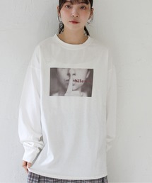 Meli rich | ウーマンプリント天竺ロンT(Tシャツ/カットソー)