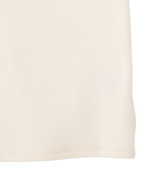 YECCA VECCA（イェッカヴェッカ）の「チュールMIXリブインナー（タンクトップ・レディース・アイボリー/ブラック/ベージュ・FREE）」の22枚目の写真