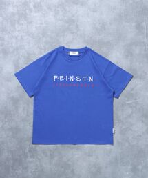 【FFEIN(フェイン)】手書き刺繍ロゴショート丈Tシャツ/ Tシャツ クルーネック 半袖 刺繍 【短丈】