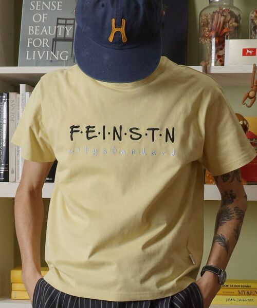FFEIN(フェイン)の「【FFEIN(フェイン)】手書き刺繍ロゴショート丈Tシャツ/ Tシャツ クルーネック 半袖 刺繍 【短丈】(Tシャツ/カットソー・メンズ・レモンイエロー/ネイビー/ロイヤルブルー/ホワイト・SMALL/MEDIUM/LARGE)」の11枚目の写真