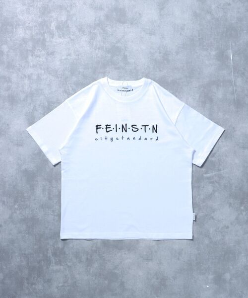 FFEIN(フェイン)の「【FFEIN(フェイン)】手書き刺繍ロゴショート丈Tシャツ/ Tシャツ クルーネック 半袖 刺繍 【短丈】(Tシャツ/カットソー・メンズ・レモンイエロー/ネイビー/ロイヤルブルー/ホワイト・SMALL/MEDIUM/LARGE)」の22枚目の写真