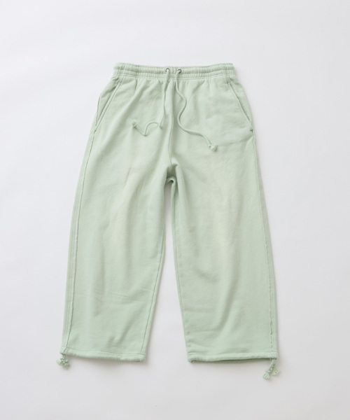 JOURNAL STANDARD relume（ジャーナルスタンダード　レリューム）の「ラフカット フェード加工 スウェットパンツ（スウェットパンツ・メンズ・ベージュ/サックスブルー/ライトグリーン/ピンク・MEDIUM/LARGE）」の3枚目の写真