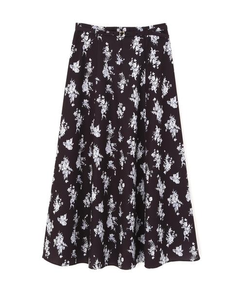 PROPORTION BODY DRESSING(プロポーションボディドレッシング)の「フラワープリントフレアスカート / 1216120303(スカート・レディース・ホワイト系その他/ブラック/ブルー・P/S/MEDIUM)」の7枚目の写真