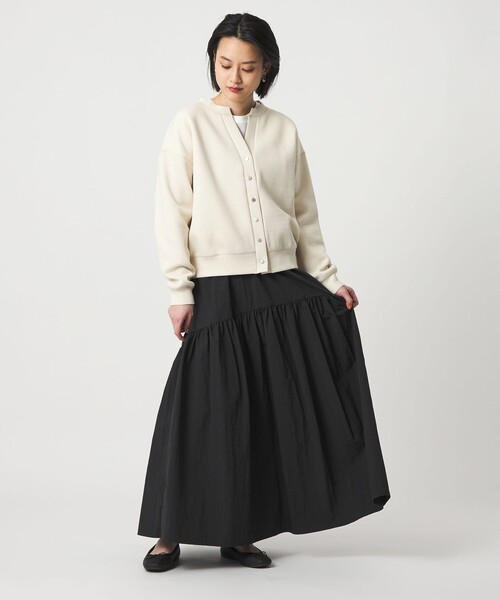 A DAY IN THE LIFE UNITED ARROWS(アデイインザライフユナイテッドアローズ)の「ドロスト ティアードスカート <A DAY IN THE LIFE>(スカート・レディース・その他2/その他1/オレンジ/ブラック/オリーブ・FREE)」の11枚目の写真
