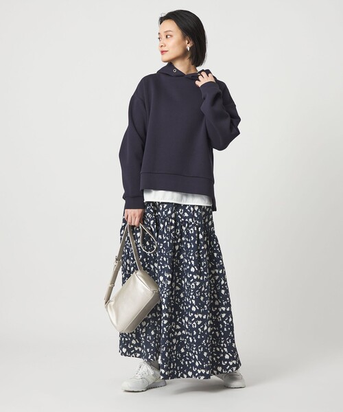 A DAY IN THE LIFE UNITED ARROWS(アデイインザライフユナイテッドアローズ)の「ドロスト ティアードスカート <A DAY IN THE LIFE>(スカート・レディース・その他2/その他1/オレンジ/ブラック/オリーブ・FREE)」の15枚目の写真