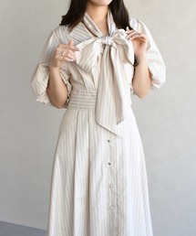 31 Sons de mode | 2026春夏新作 パフスリーブシャツワンピース(ワンピース)