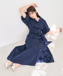 31 Sons de mode（トランテアン　ソン　ドゥ　モード）の「2026春夏新作 パフスリーブシャツワンピース（ワンピース）」