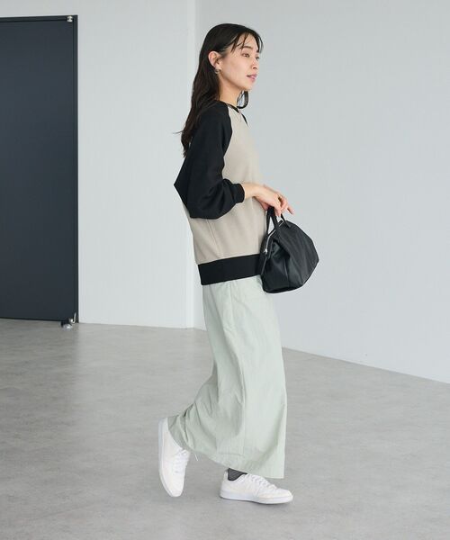 CRAFT STANDARD BOUTIQUE(クラフトスタンダードブティック)の「フクレジャカードラグランプルオーバー(Tシャツ/カットソー・レディース・ブラック/ライトグレー・L/M)」の12枚目の写真