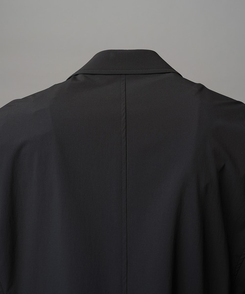 MAISON SPECIAL(メゾンスペシャル)の「《UNISEX》【PERTEX】Single 2B Prime-Over Tailored Jacket/【パーテックス】シングル2Bプライムオーバーテーラードジャケット【MAISON SPECIAL/メゾンスペシャル】■セットアップ対応■(テーラードジャケット・メンズ・ブラック/グレー/チャコールグレー・0/1/2)」の17枚目の写真