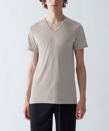 アセドロン（アセドロン）の「アセドロン VネックTシャツ 鹿の子 ベタつき瞬時にどこへやら（インナーウェア/肌着）」