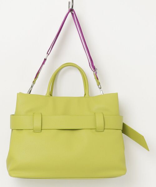 ANNA SUI NYC（アナ スイ エヌ ワイ シー）の「ANNA SUI NYC/アナ スイ エヌワイシー/レトロベルトバッグ（トートバッグ・レディース・ブラック/モスグリーン/ラベンダー・F）」の8枚目の写真