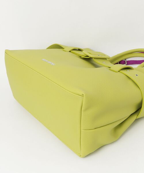 ANNA SUI NYC（アナ スイ エヌ ワイ シー）の「ANNA SUI NYC/アナ スイ エヌワイシー/レトロベルトバッグ（トートバッグ・レディース・ブラック/モスグリーン/ラベンダー・F）」の9枚目の写真