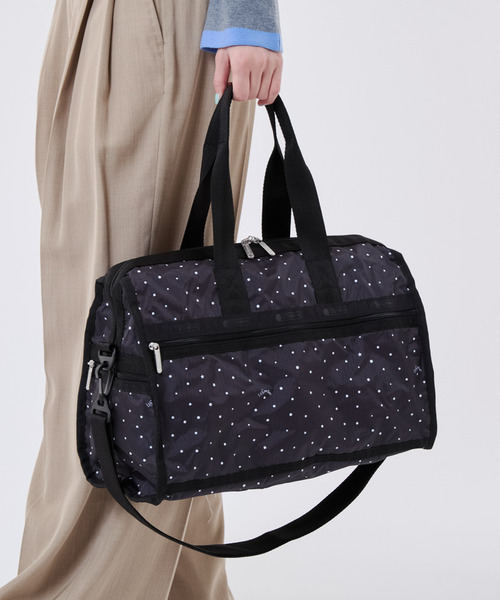 LeSportsac(レスポートサック)の「DELUXE MED WEEKENDER ブリスドッツ(ボストンバッグ・レディース・ブラック・FREE)」の2枚目の写真