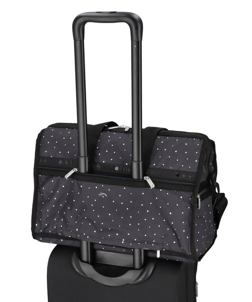 LeSportsac(レスポートサック)の「DELUXE MED WEEKENDER ブリスドッツ(ボストンバッグ・レディース・ブラック・FREE)」の5枚目の写真