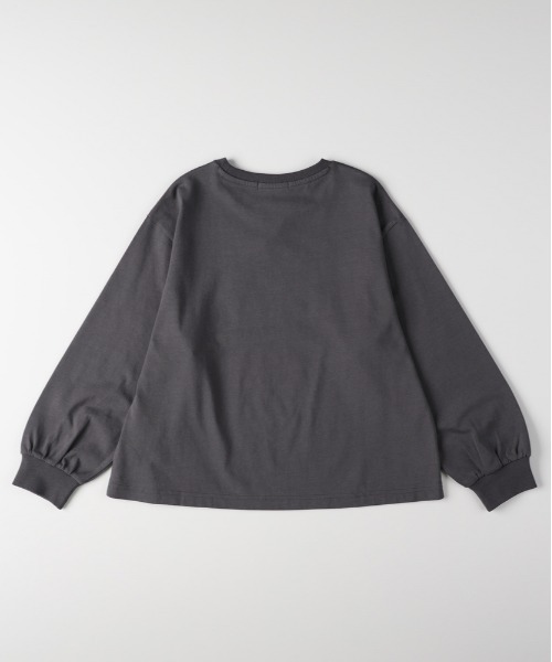 Right-on（ライトオン）の「【VIVIAN BLUE】 モチーフロゴ ビッグシルエット 長袖Tシャツ (キッズ / 可愛い / アクティブ)（Tシャツ/カットソー・キッズ・サックスブルー/ダークグレー・110/120/130/140/150/160）」の15枚目の写真