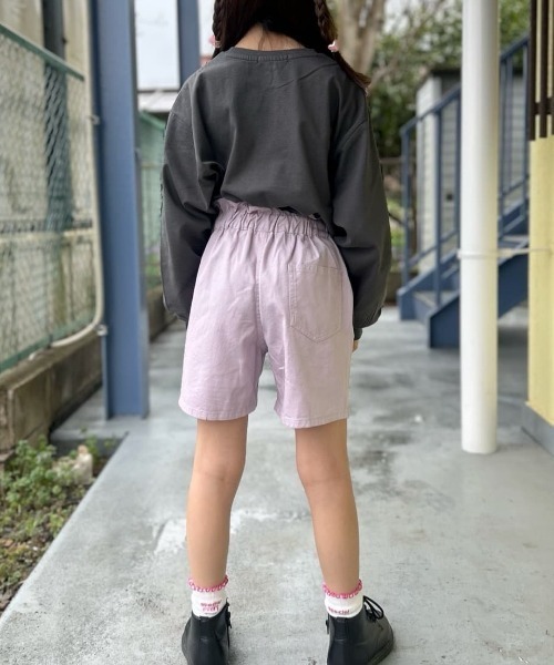 Right-on(ライトオン)の「VIVIAN BLUE(ヴィヴィアンブルー)【キッズ】モチーフロゴプリント長袖Tシャツ(Tシャツ/カットソー・キッズ・サックスブルー/ダークグレー・110/120/130/140/150/160)」の8枚目の写真