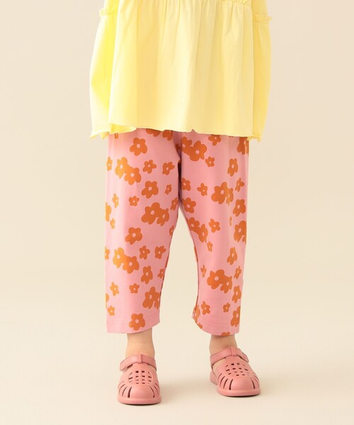 BEAMS mini(ビームスミニ)の「まいにち GOGO 7分丈 パンツ 2026SS(70~120cm)外遊び プチプラ 通園 通学 定番 旅行 洗濯可(その他パンツ・キッズ・ネイビー/ミント/ピンク/イエロー・S(70-80)/M(90-100)/L(110-120))」の4枚目の写真