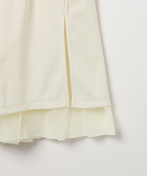 LEPSIM（レプシィム）の「シアーギャザーフレアスカート　638293（スカート・レディース・ブラック/アイボリー・FREE）」の15枚目の写真