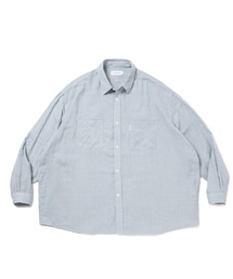 Double Gauze Check Oversized L/S Shirts