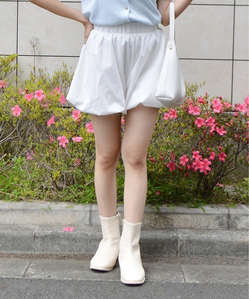 ＆soiree（アンドソワレ）の「バルーンショートパンツ（その他パンツ・レディース・ブラック/ホワイト・FREE）」の2枚目の写真