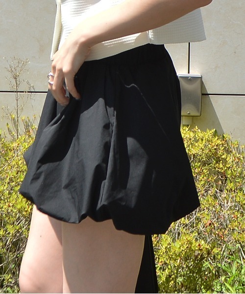 ＆soiree（アンドソワレ）の「バルーンショートパンツ（その他パンツ・レディース・ブラック/ホワイト・FREE）」の7枚目の写真