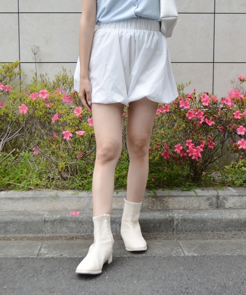 ＆soiree（アンドソワレ）の「バルーンショートパンツ（その他パンツ・レディース・ブラック/ホワイト・FREE）」の5枚目の写真