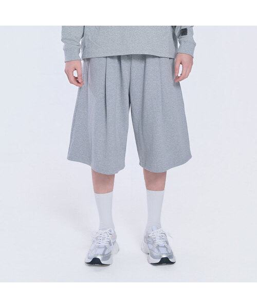 セール】ピンタックワイドバミューダパンツ (2カラー)（その他パンツ