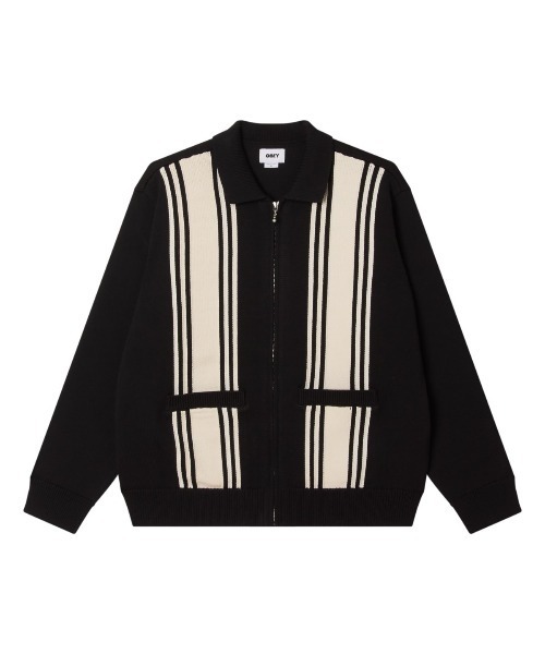OBEY MATT ZIP UP SWEATER（オベイ マット ジップアップ セーター 