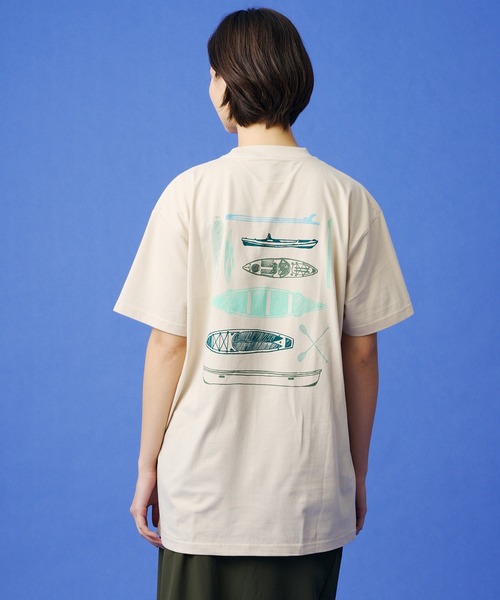 KAVU（カブー）の「KAVU/カブー Paddle Out/パドルアウト Tシャツ（Tシャツ/カットソー・メンズ・ベージュ/ネイビー/ブラック・LARGE/MEDIUM）」の3枚目の写真