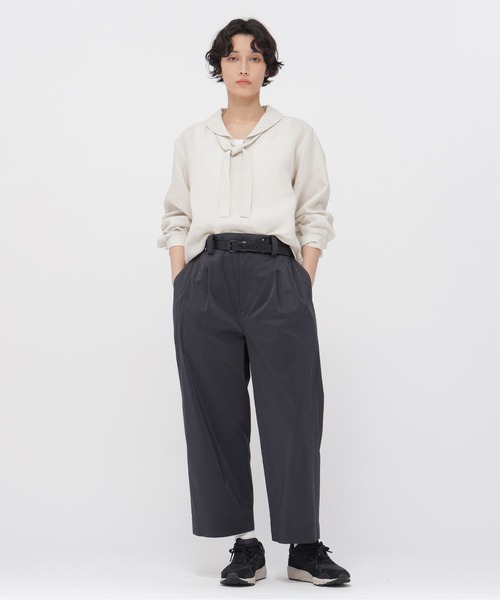 FINE STRIPE COTTON SILK（その他パンツ）｜MARGARET HOWELL
