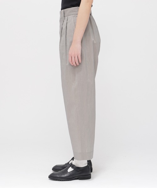 FINE STRIPE COTTON SILK（その他パンツ）｜MARGARET HOWELL