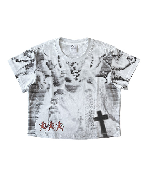 THECOLDESTMOMENT(ザコールデストモーメント)の「TCM demon crop T (white)(Tシャツ/カットソー・レディース・その他・X-SMALL)」の1枚目の写真