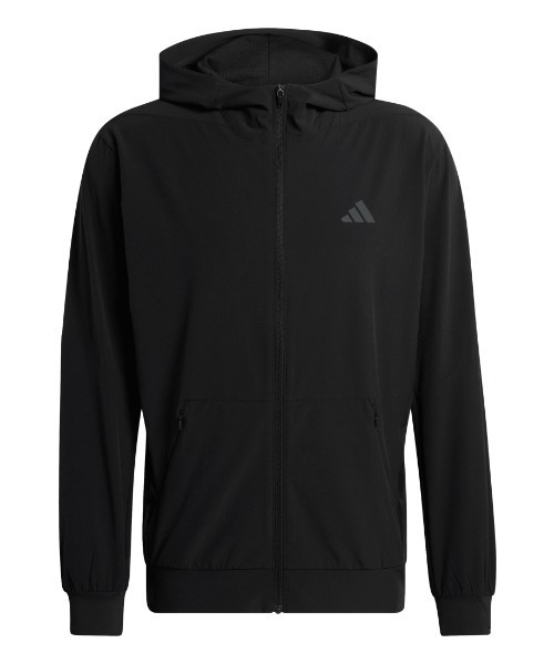 adidas(アディダス)の「アディダス adidas D4T ワークアウト フルジップ パーカー(パーカー・メンズ・ブラック・M/L/LL/3L)」の2枚目の写真
