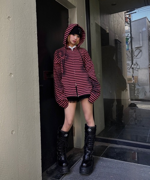 Never mind the XU（ネバーマインドザエックスユー）の「【Never mind the XU】star studs beanie / 【ネバーマインド ザ エックスユー】スタースタッズビーニー（ニットキャップ/ビーニー・メンズ・ブラック/グレー/ベージュ・ONE SIZE）」の16枚目の写真