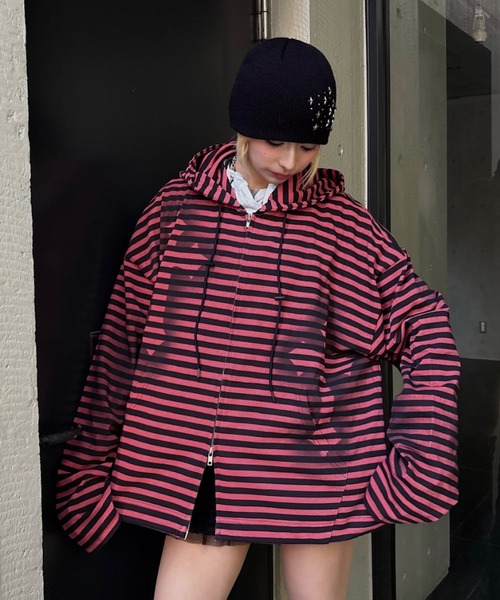 Never mind the XU（ネバーマインドザエックスユー）の「【Never mind the XU】star studs beanie / 【ネバーマインド ザ エックスユー】スタースタッズビーニー（ニットキャップ/ビーニー・メンズ・ブラック/グレー/ベージュ・ONE SIZE）」の13枚目の写真