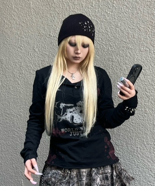 Never mind the XU】star studs beanie / 【ネバーマインド ザ