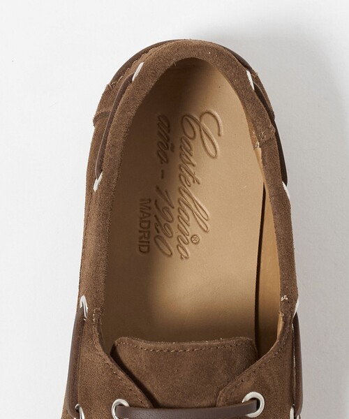 CASTELLANO（カステラーノ）の「＜CASTELLANO＞ Sモカレースアップ SLP（ローファー・レディース・ブラウン系・36/38/37/39）」の7枚目の写真
