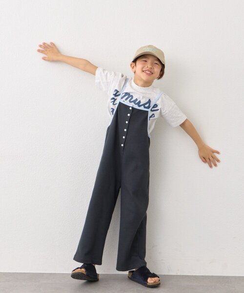 CIAOPANIC TYPY(チャオパニックティピー)の「【KIDS】ふんわり快適!《ジュニアサイズあり》配色ワッフルキャミサロペット(サロペット/オーバーオール・キッズ・オレンジ/チャコールグレー/カーキ・XX-LARGE/X-LARGE/SMALL/MEDIUM/LARGE)」の12枚目の写真