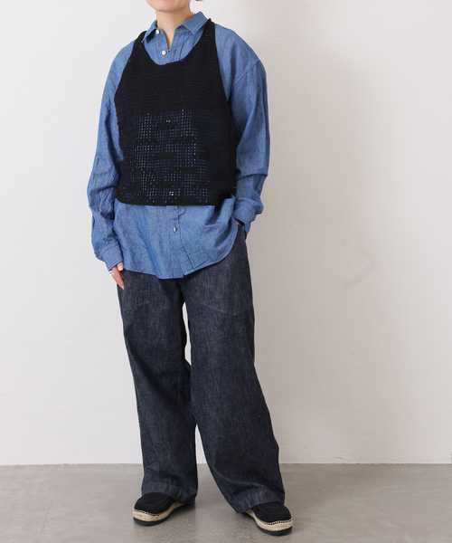 JOURNAL STANDARD LUXE(ジャーナルスタンダード ラックス)の「クロシェベスト(ベスト・レディース・ホワイト×ホワイト/ブラック・FREE)」の19枚目の写真