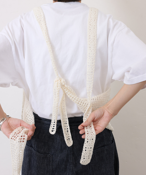 JOURNAL STANDARD LUXE(ジャーナルスタンダード ラックス)の「クロシェベスト(ベスト・レディース・ホワイト×ホワイト/ブラック・FREE)」の11枚目の写真