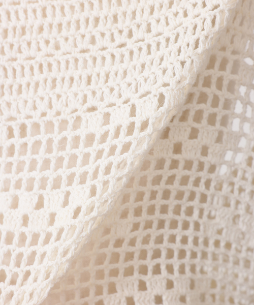 JOURNAL STANDARD LUXE(ジャーナルスタンダード ラックス)の「クロシェベスト(ベスト・レディース・ホワイト×ホワイト/ブラック・FREE)」の17枚目の写真