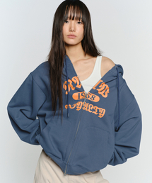 SUNBURNPROJECT（サンバーンプロジェクト）の「RAW OVER FIT HOODIE ZIP-UP, BLUE（パーカー）」